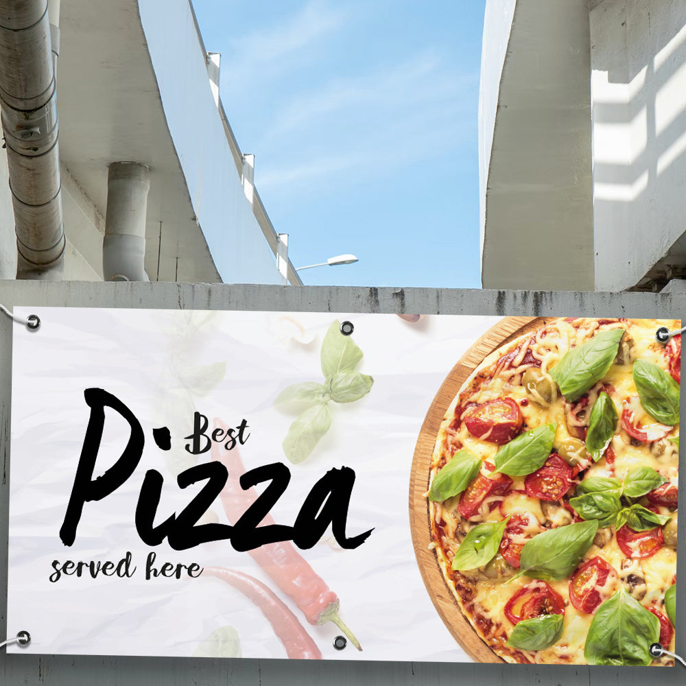 PVC Banner Pizza Food Print Outdoor Waterproof High Quality