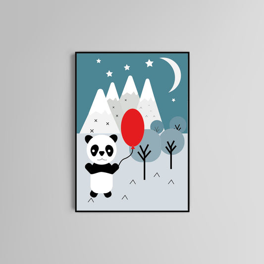 Panda Poster home wall art decor modern animal print