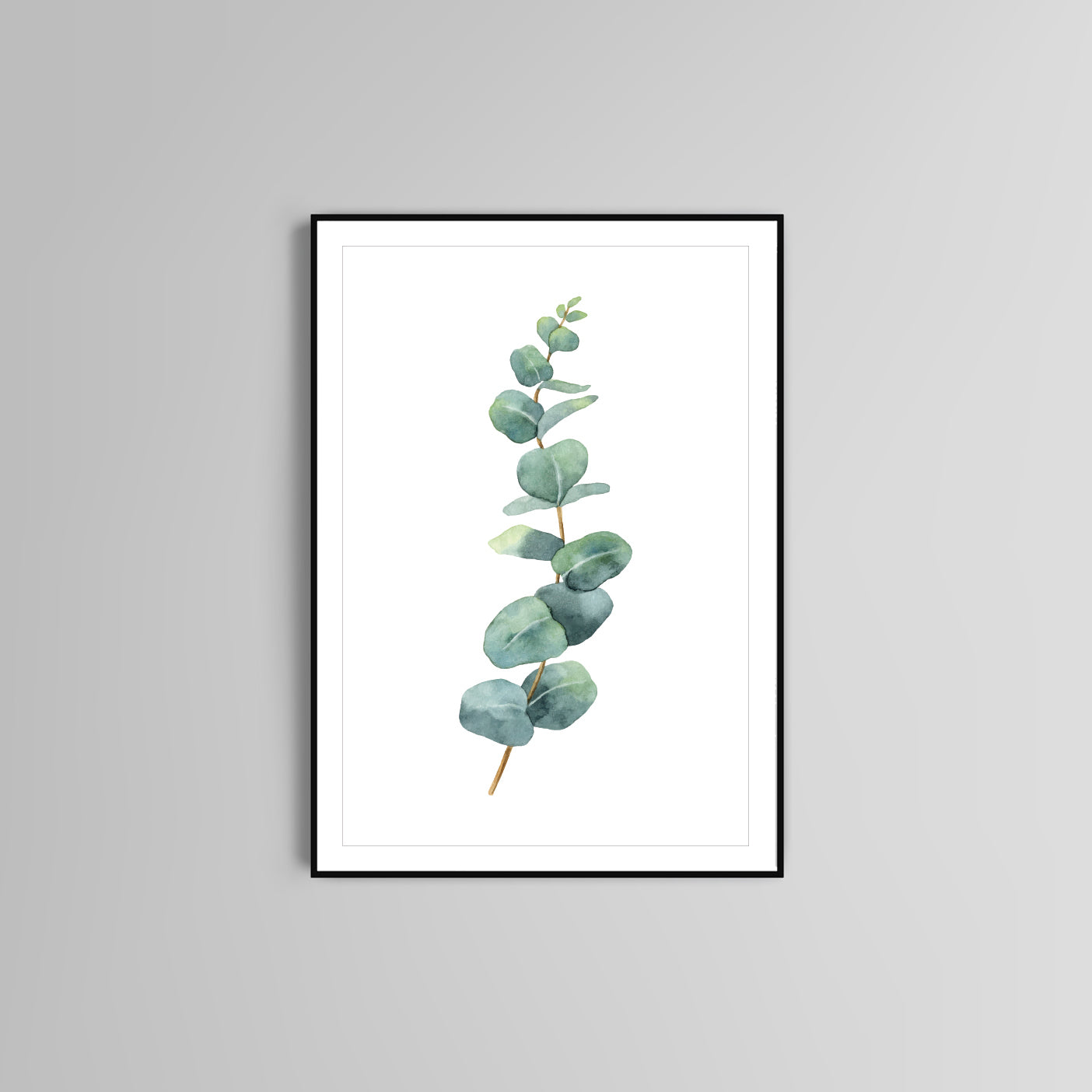 Eucalyptus poster print home wall art decor botanical watercolour