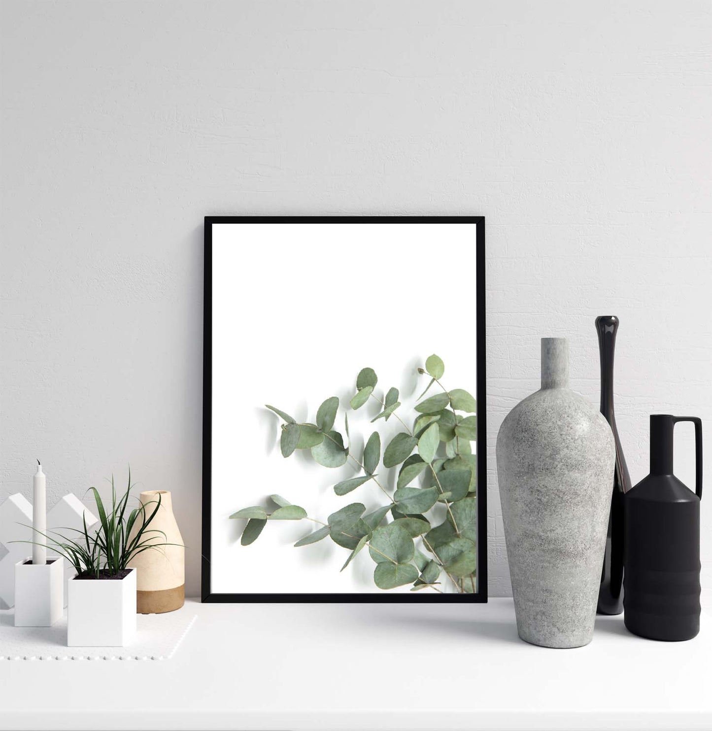 Eucalyptus poster print home wall art decor modern flower home accessories