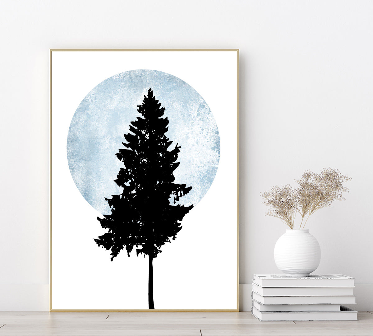 poster print Tree Print Sunset Print Trees Poster Wall Art Modern Print Home Accessories Poster Print