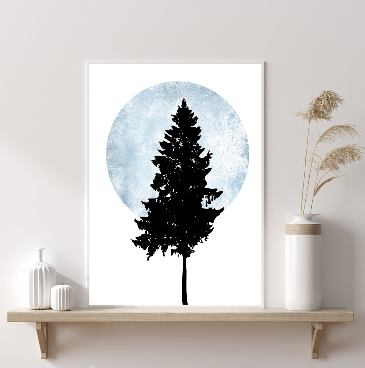 poster print Tree Print Sunset Print Trees Poster Wall Art Modern Print Home Accessories Poster Print