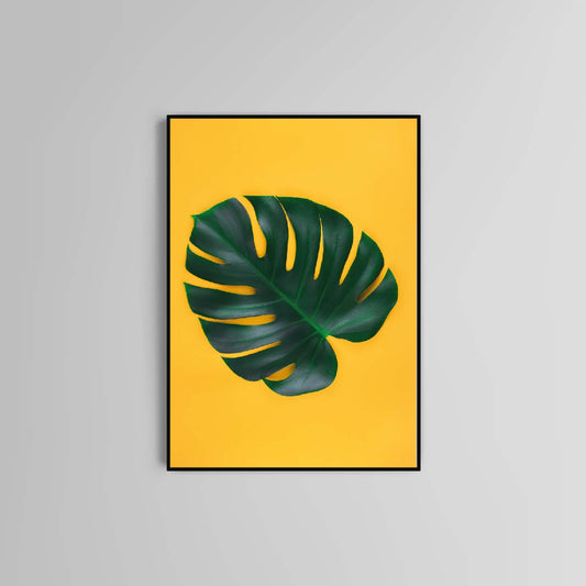 Monstera Leaves poster print home wall art decor monstera plant modern design