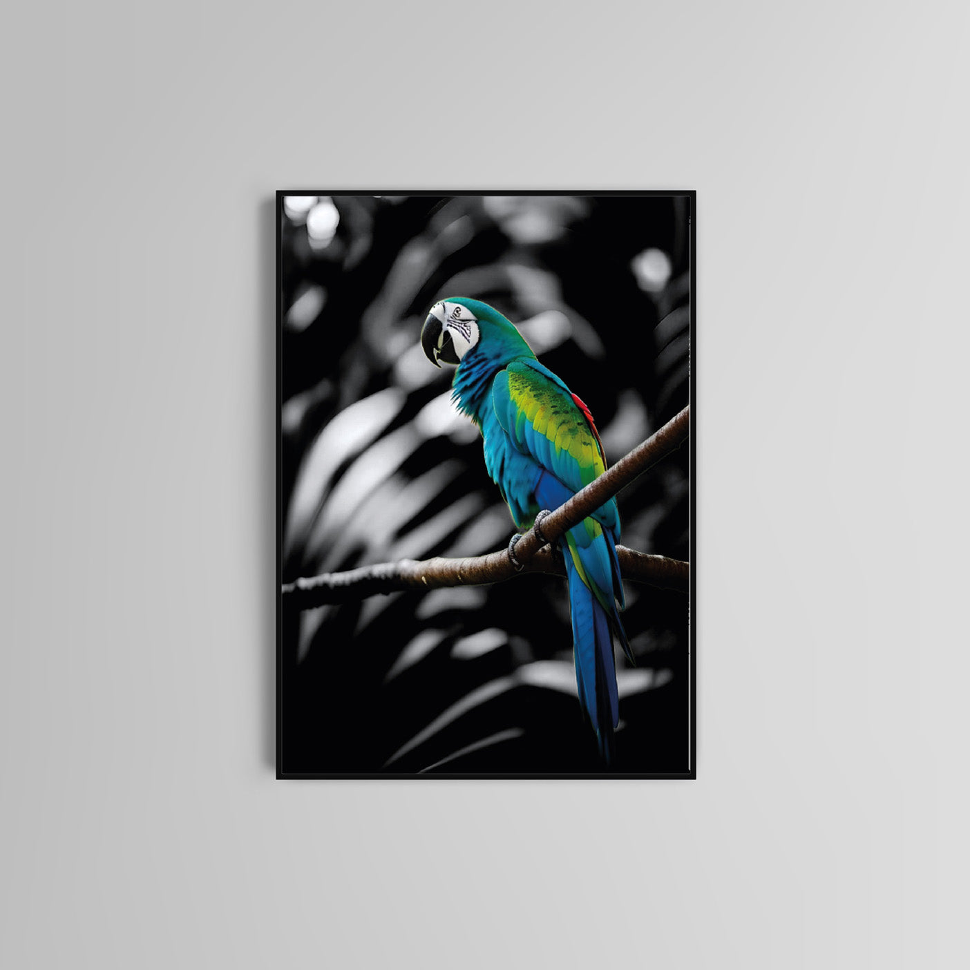 Parrot poster print home wall art decor modern parrot bird home decoration design