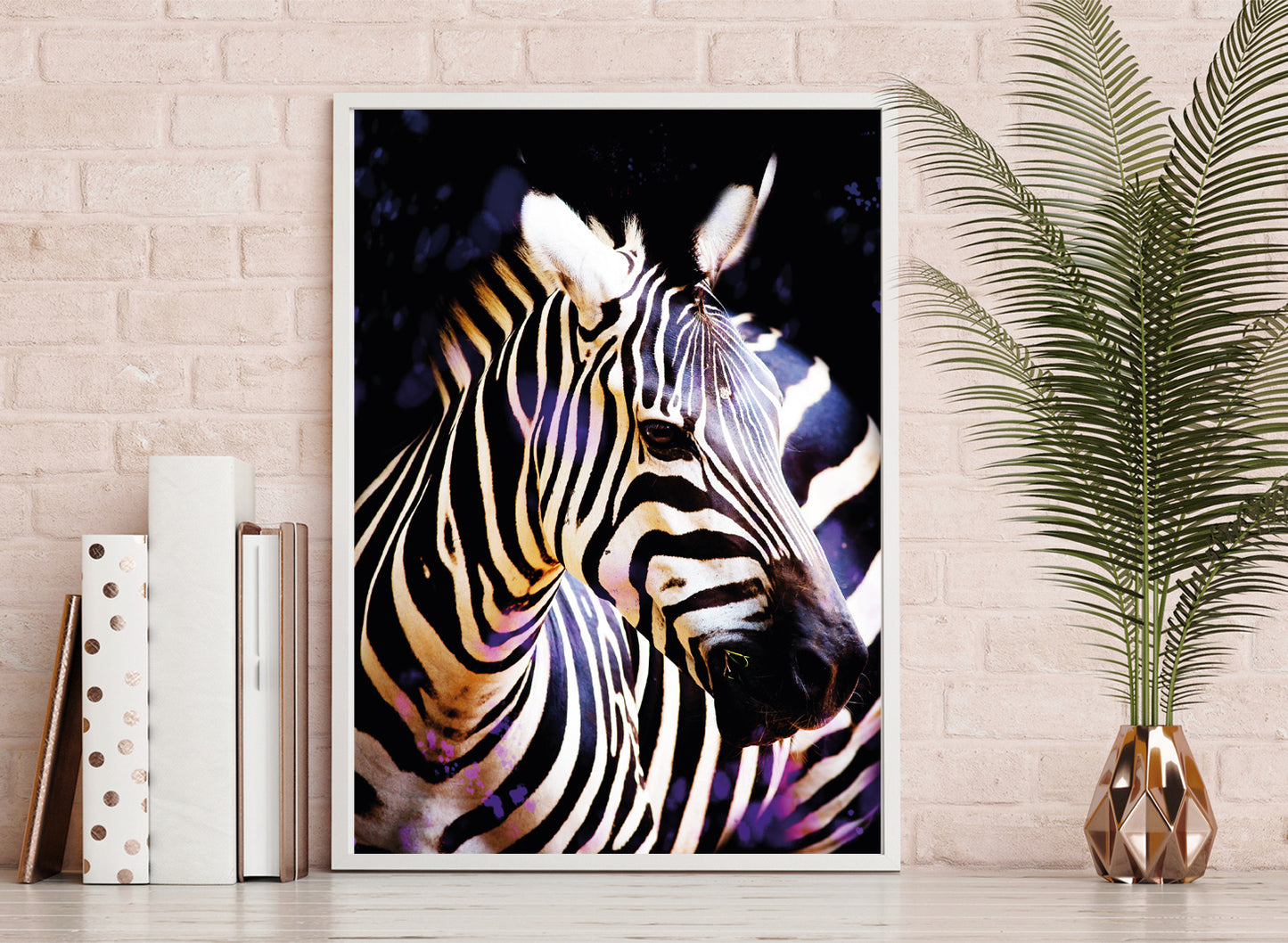 Zebra Poster Print animal print home decor wall art eco prints wild animal