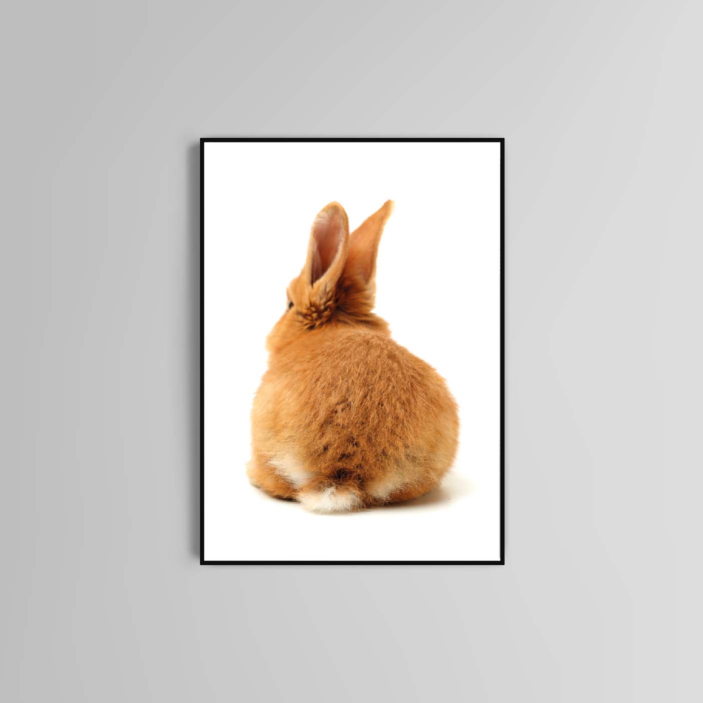 Bunny's Back Poster Print Funny home decor poster eco prints wall art gift ideas