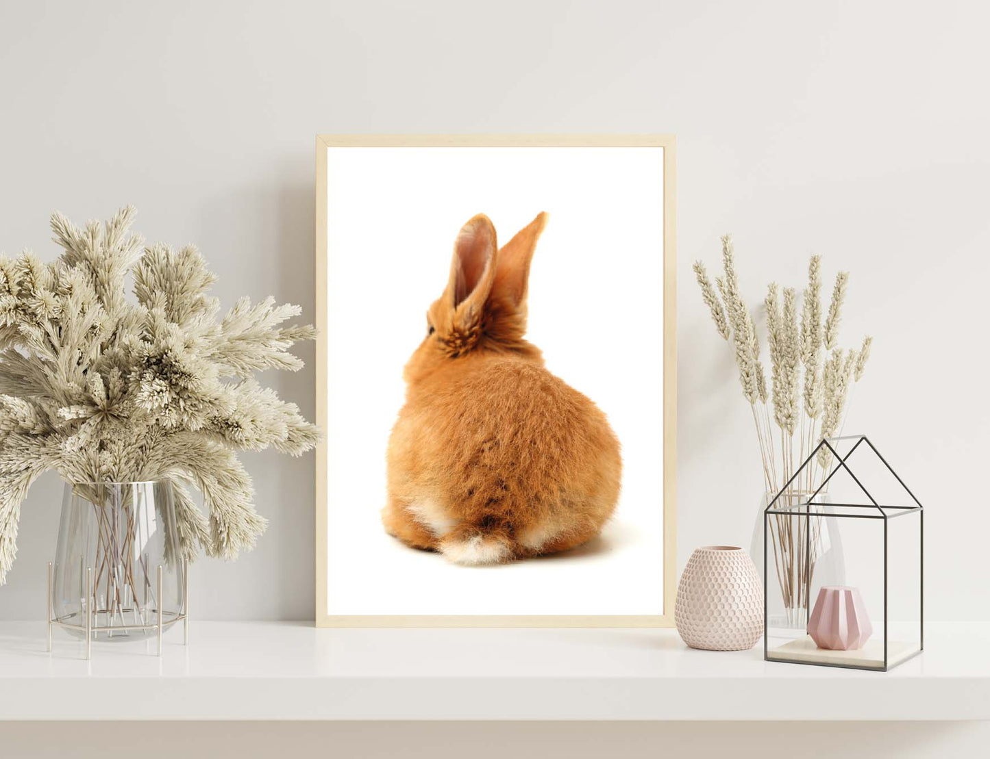 Bunny's Back Poster Print Funny home decor poster eco prints wall art gift ideas