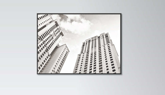 Skyscrapers poster print home wall art decor architectural modern simple design